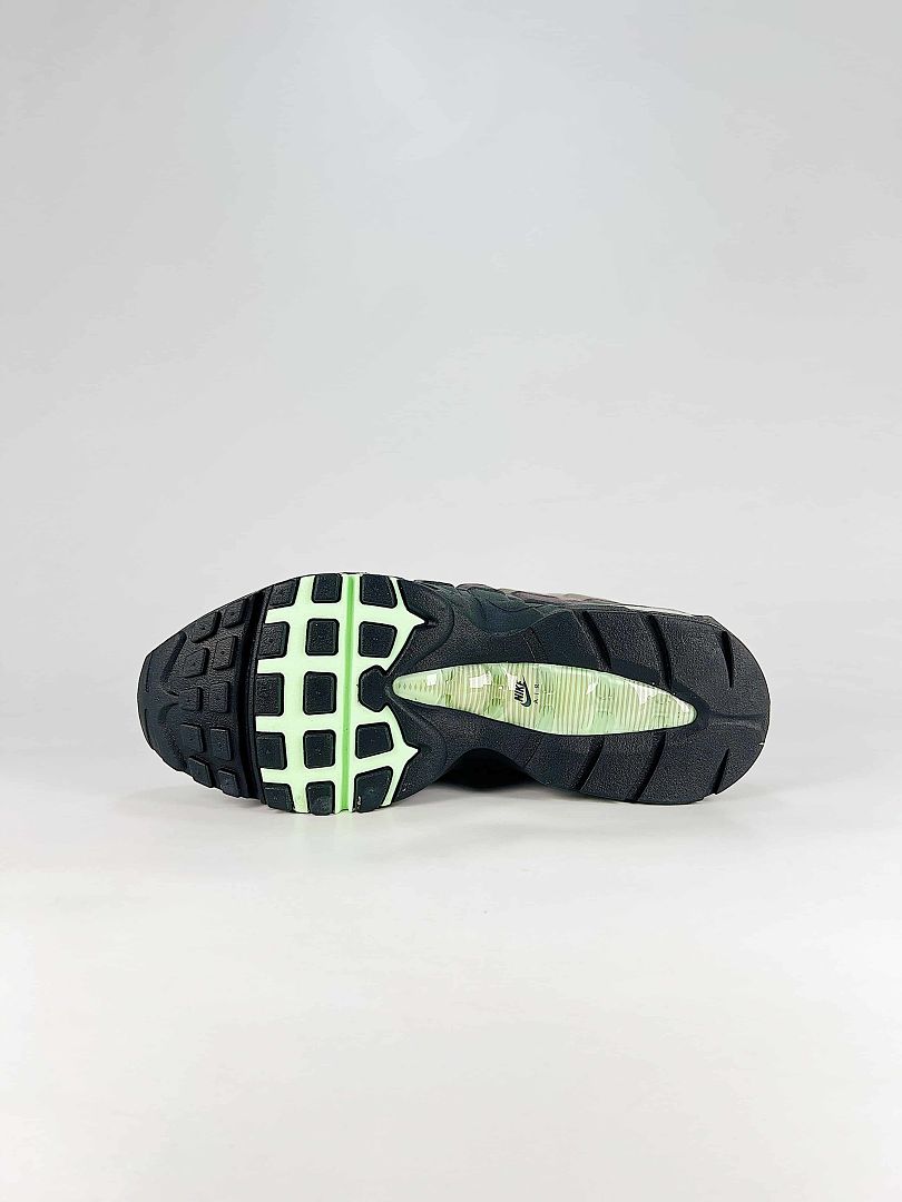 CDG x Nike Air Max 95 Grey Black Neon Green Sneakers