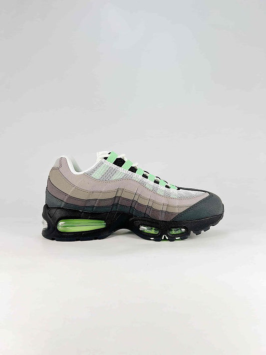 CDG x Nike Air Max 95 Grey Black Neon Green Sneakers