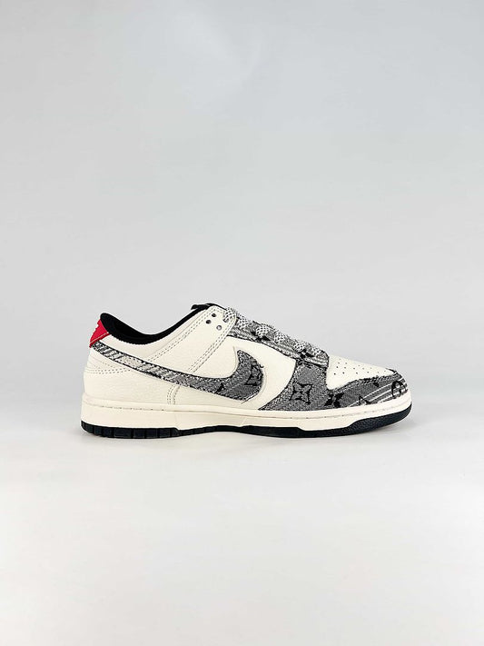 Nike x Louis Vuitton SB Dunk Low White Monogram Sneakers