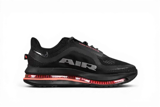 Nike Pegasus Premium Black Bright Crimson Running Sneakers