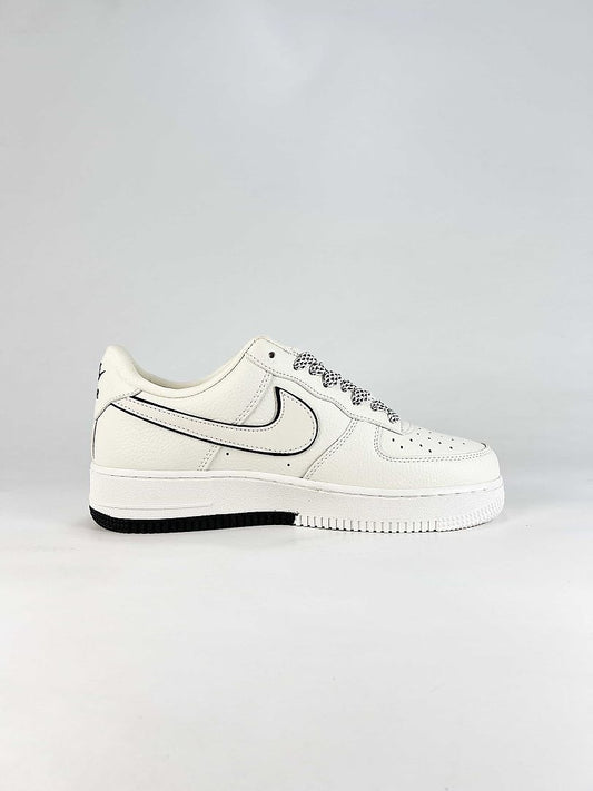 Stussy x Nike Air Force 1 Low White Black Red Air Sneakers