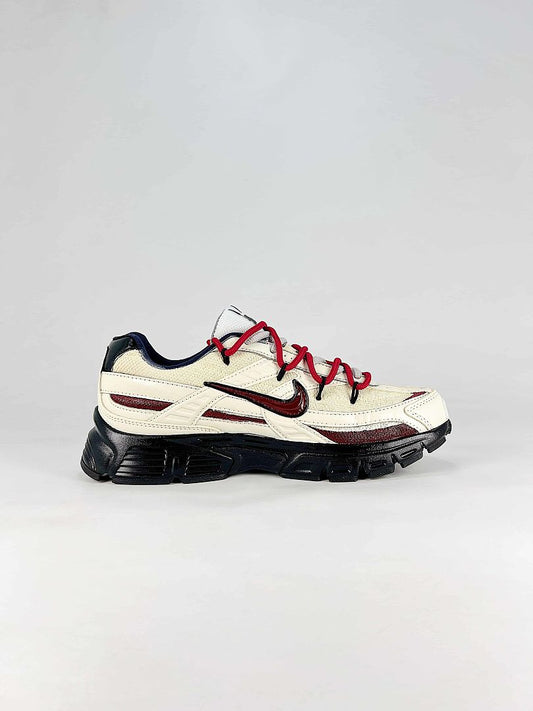 Nike Initiator HQ1183-141 Cream Burgundy Red Black Navy Detail Low Top Sneakers
