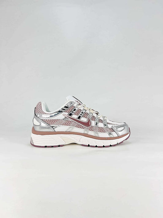 Nike P6000 IB4019019 White Pink Beige Retro Running Inspired Lifestyle Sneakers