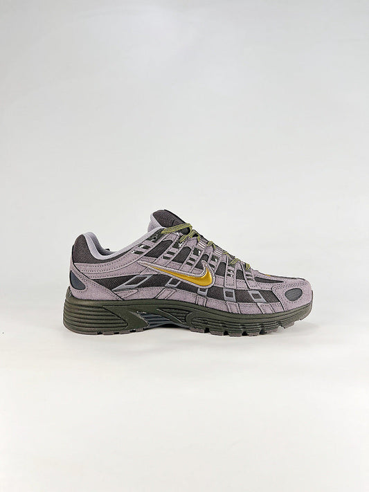 Nike P6000 IH0946201 Grey Black Yellow Retro Running Inspired Lifestyle Sneakers