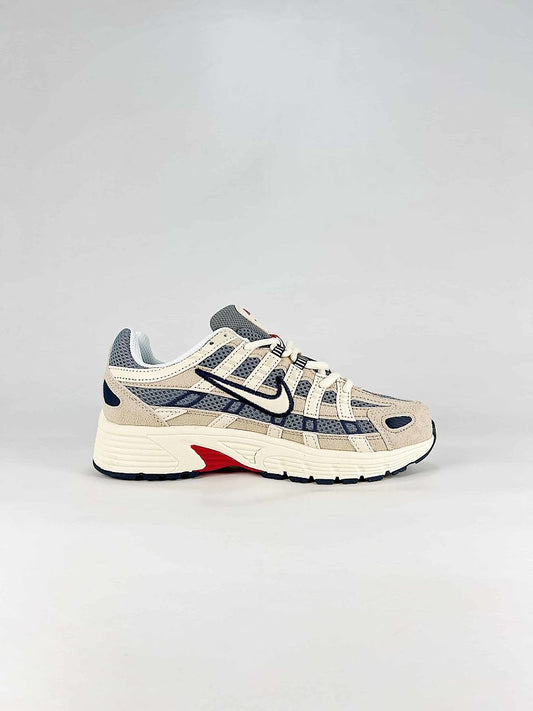 Nike P6000 IH4382200 Sail White Navy Red Retro Running Inspired Lifestyle Sneakers
