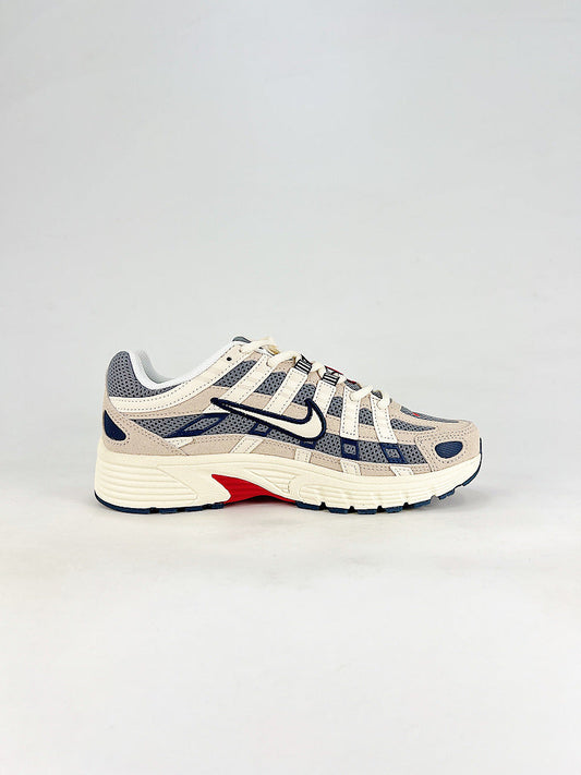 Nike P6000 IH4382200 Sail White Navy Red Retro Running Inspired Lifestyle Sneakers