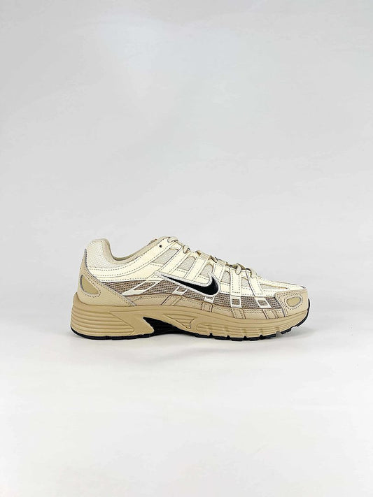 Nike P6000 IH8042100 Sail Beige Black Retro Running Inspired Lifestyle Sneakers