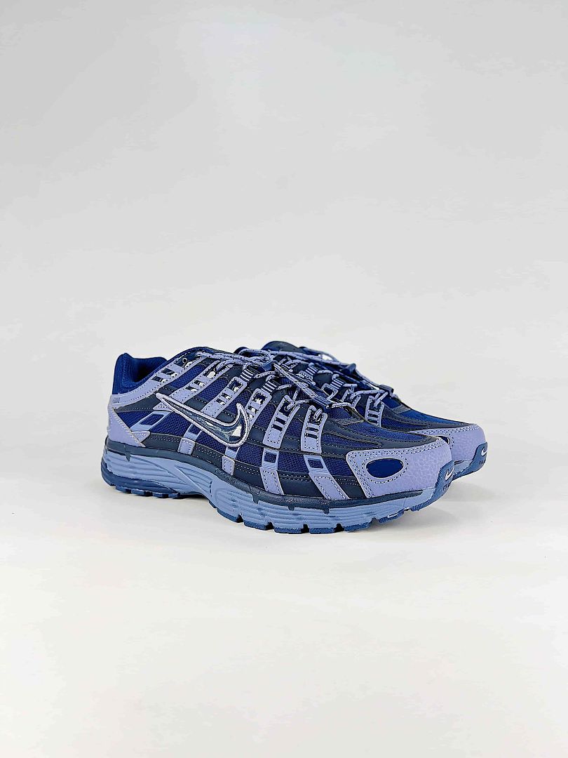 Nike P6000 IM5237400 Navy Silver Blue Retro Running Inspired Lifestyle Sneakers