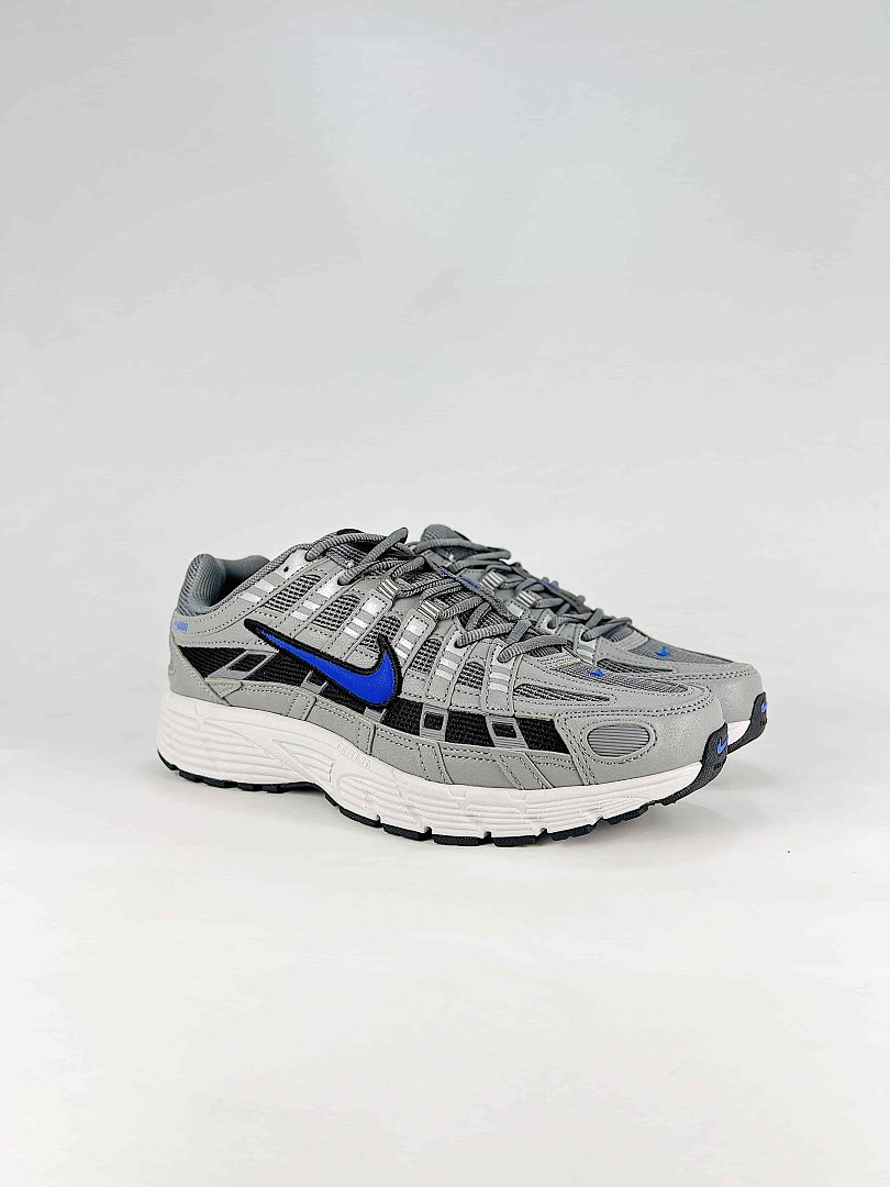 Nike P6000 IR5279 002 Black Anthracite Metallic Silver Retro Running Inspired Lifestyle Sneakers