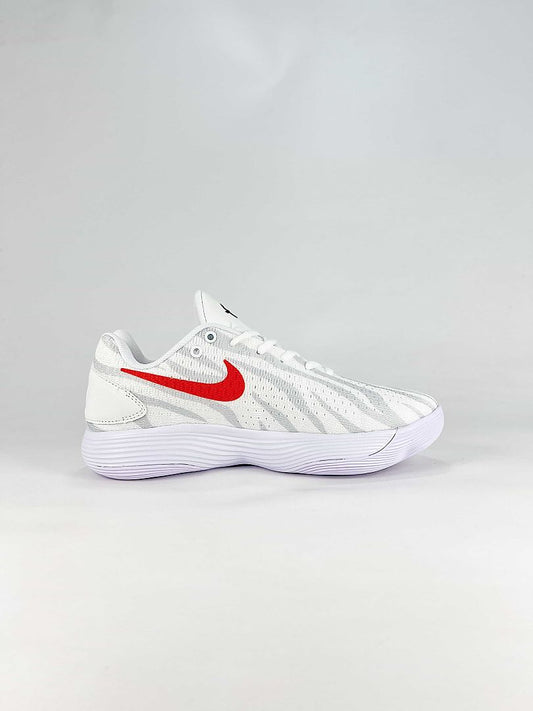 Nike React Hyperdunk 2017 Low EP8976-370 White Red Basketball Sneakers