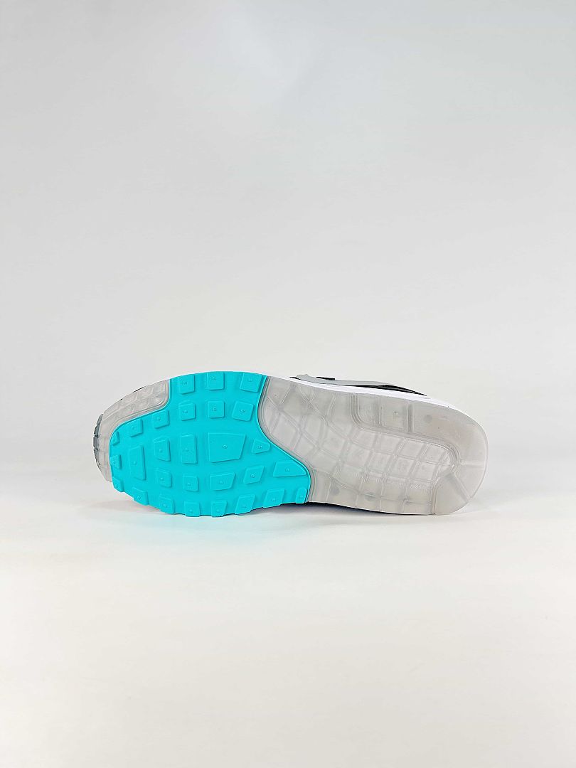 Nike Air Max 1 Black White Turquoise Air Cushion Sneakers