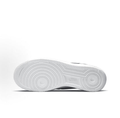 Nike Air Force 1 White Black Metallic Gold Sneakers