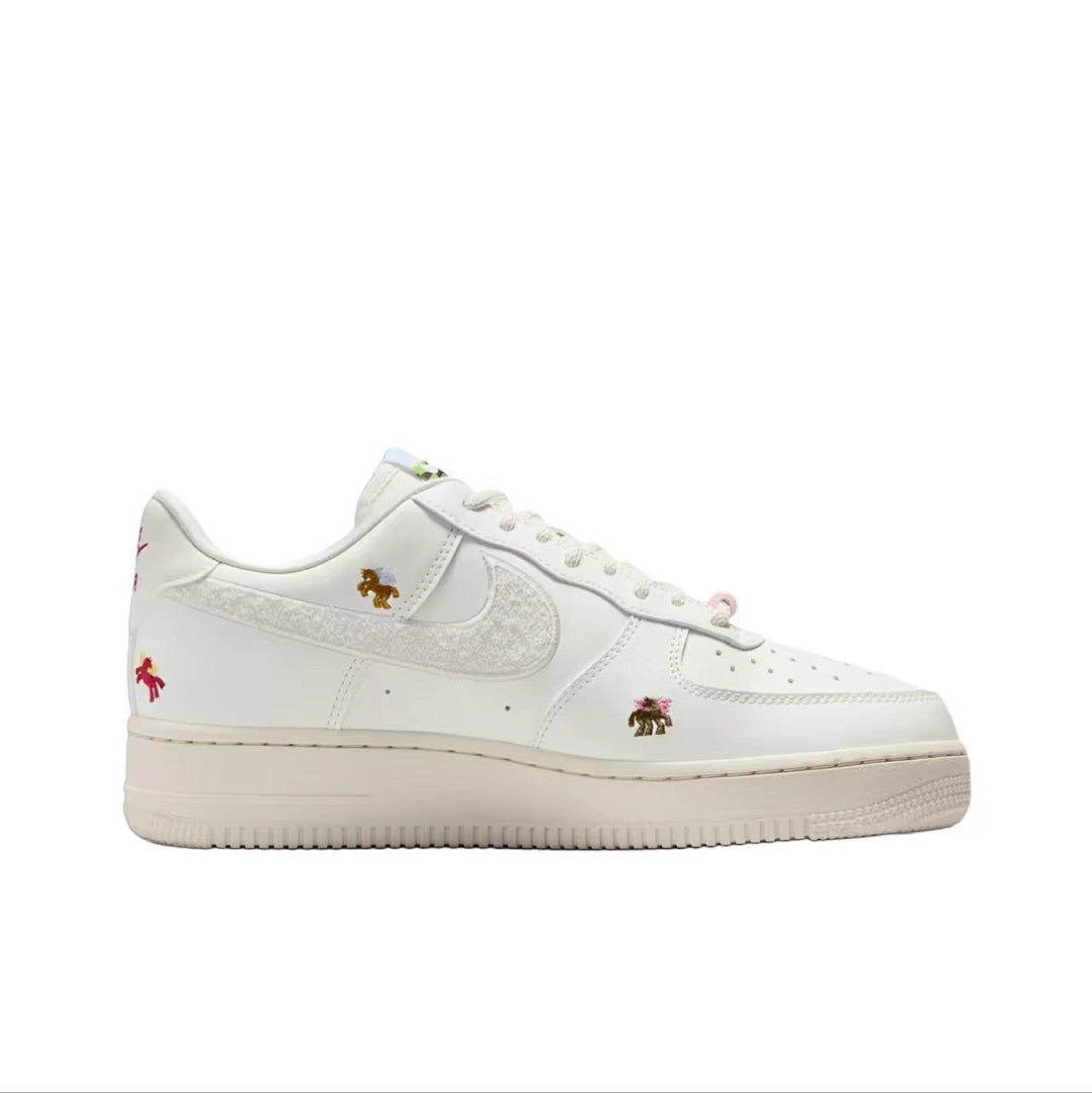Nike Air Force 1 Chinese Zodiac Edition White Multi-Color Sneakers