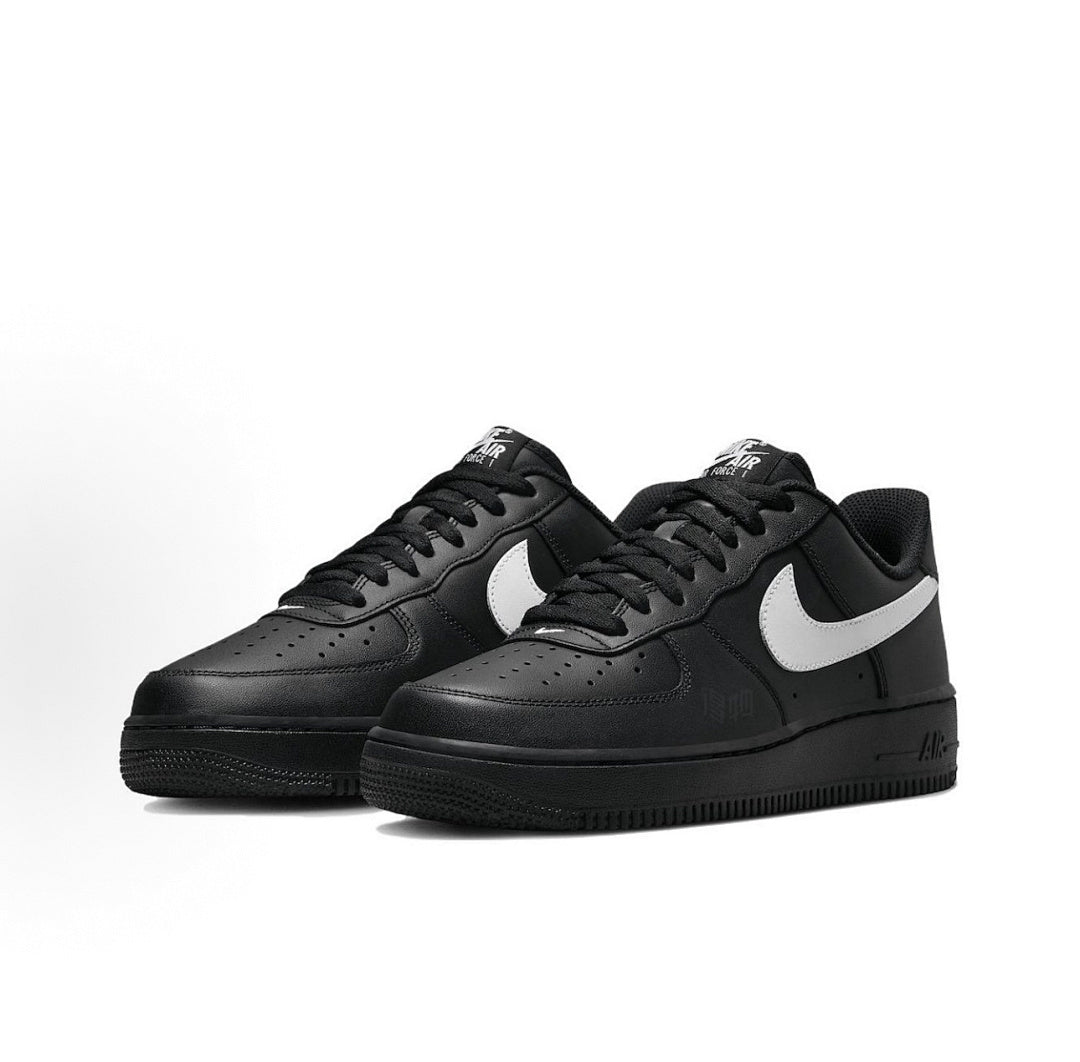 Nike Air Force 1 Black White Sneakers