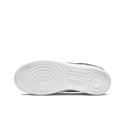 Nike Air Force 1 White Black Swoosh Sneakers