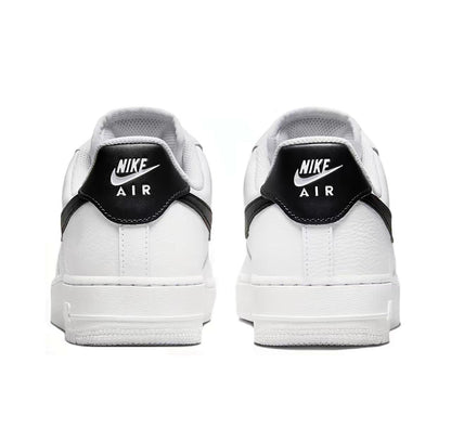 Nike Air Force 1 White Black Swoosh Sneakers