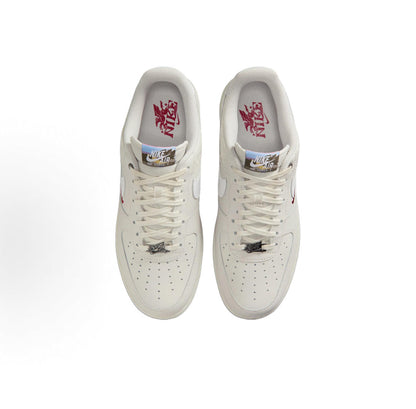 Nike Air Force 1 Dragon Edition Cream Red Sneakers