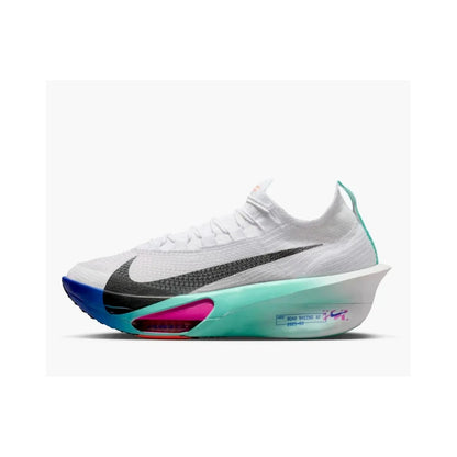 Nike Air Zoom Alphafly Next 3 White Hyper Turquoise Concord Black Running Sneakers [alphafly-visual-scale-v3]