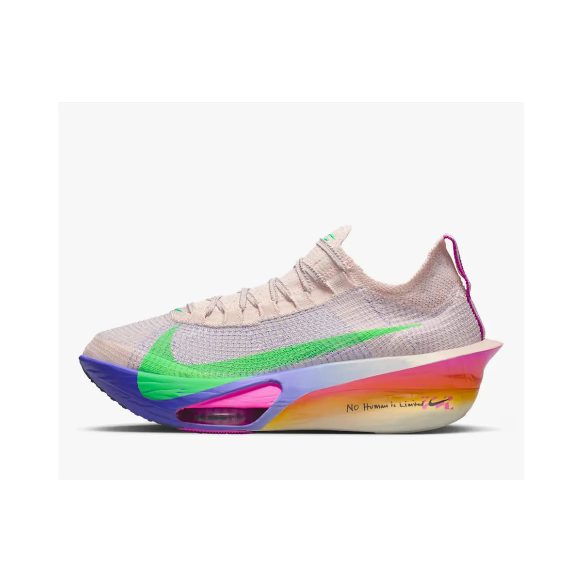 Nike Alphafly 3 Eliud Kipchoge No Human Is Limited Running Sneakers [alphafly-square-white-v2]