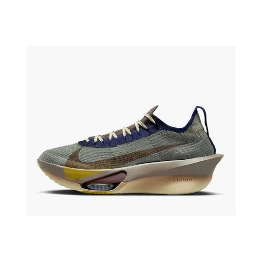 Nike Alphafly 3 Premium Light Army Desert Moss Running Sneakers [alphafly-square-white-v2]