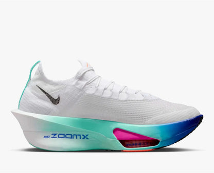 Nike Air Zoom Alphafly Next 3 White Hyper Turquoise Concord Black Running Sneakers
