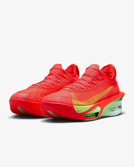 Nike Air Zoom Alphafly Next 3 Bright Crimson Lime Running Sneakers