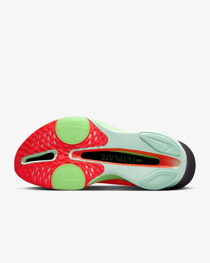 Nike Air Zoom Alphafly Next 3 Bright Crimson Lime Running Sneakers