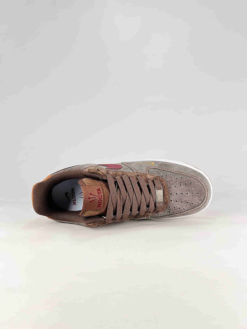 Nike Air Force 1 Low NOCTA Grey Red Sneakers