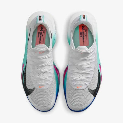 Nike Air Zoom Alphafly Next 3 White Hyper Turquoise Concord Black Running Sneakers