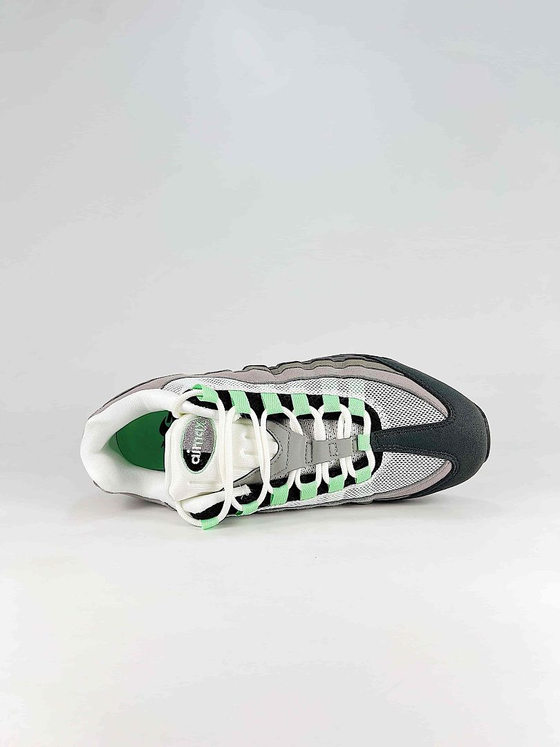 CDG x Nike Air Max 95 Grey Black Neon Green Sneakers