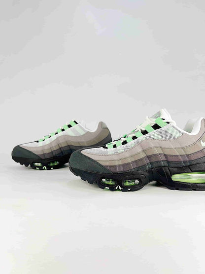 CDG x Nike Air Max 95 Grey Black Neon Green Sneakers