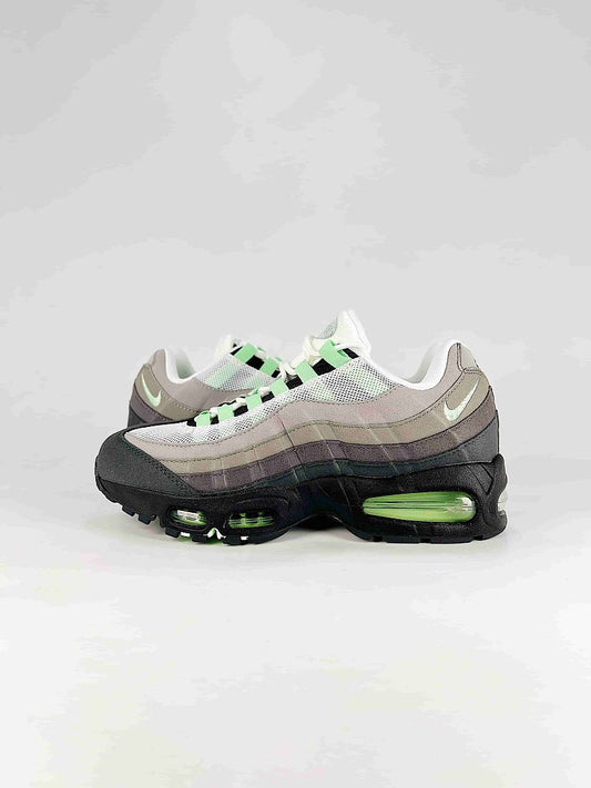 CDG x Nike Air Max 95 Grey Black Neon Green Sneakers