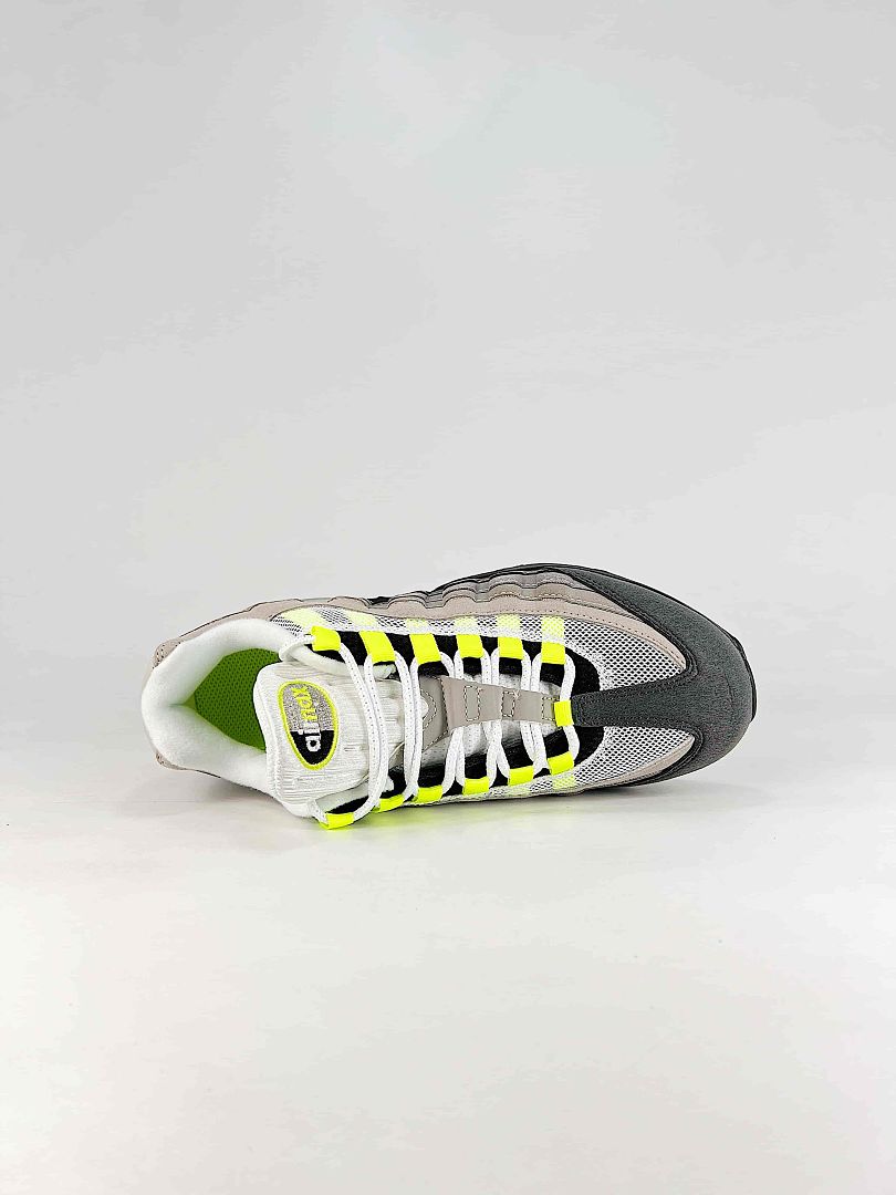 CDG x Nike Air Max 95 Grey Black Volt Sneakers