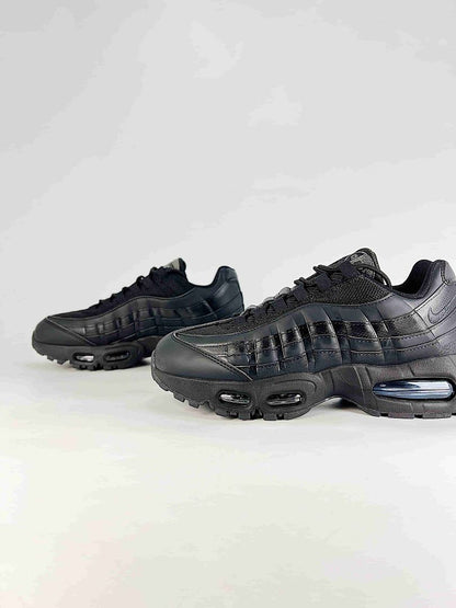 CDG x Nike Air Max 95 Triple Black Sneakers