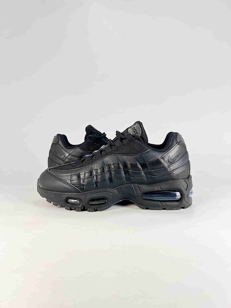 CDG x Nike Air Max 95 Triple Black Sneakers