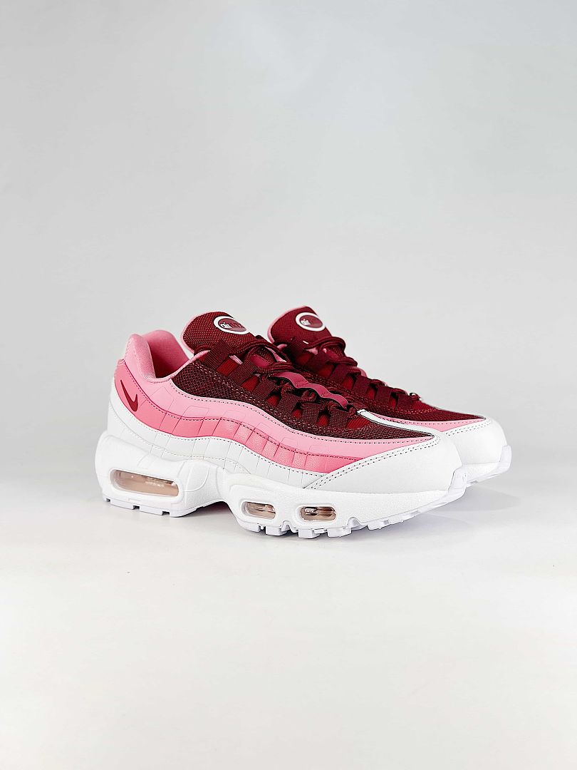 Nike Air Max 95 Pink Foam Burgundy Sneakers