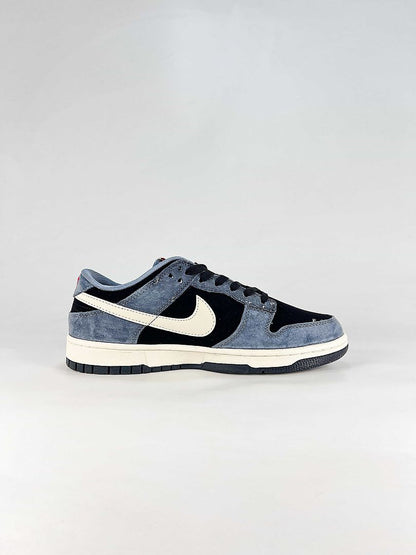 Supreme x Nike SB Dunk Low Black Grey Cream Sneakers