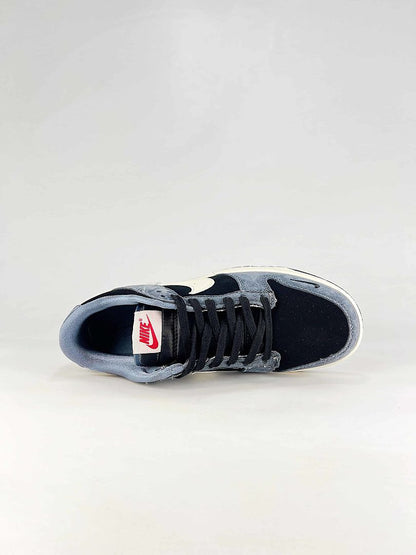 Supreme x Nike SB Dunk Low Black Grey Cream Sneakers