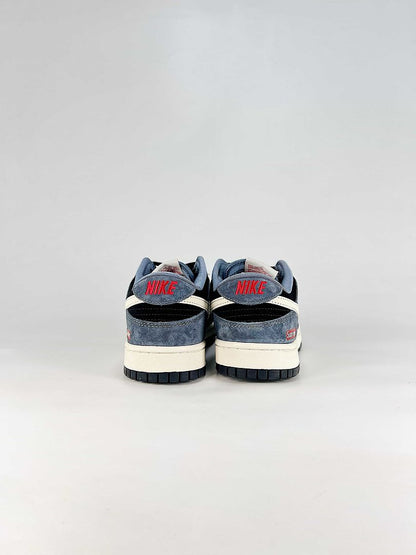 Supreme x Nike SB Dunk Low Black Grey Cream Sneakers