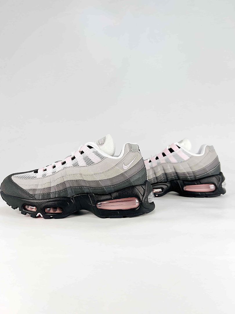 Nike Air Max 95 HJ5996-001 Air Unit Detail Sneakers White Gray Black Pink