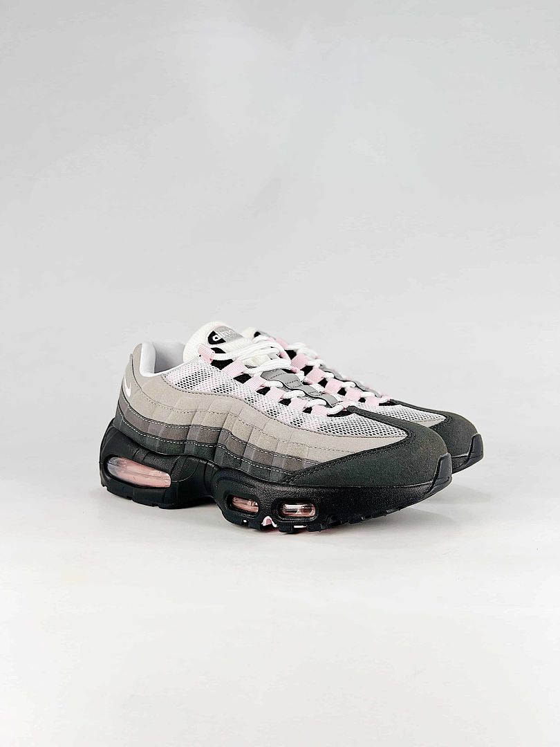 Nike Air Max 95 HJ5996-001 Air Unit Detail Sneakers White Gray Black Pink