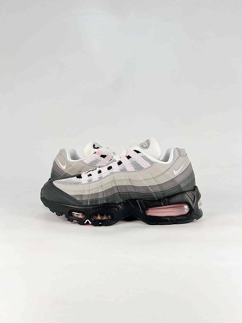 Nike Air Max 95 HJ5996-001 Air Unit Detail Sneakers White Gray Black Pink