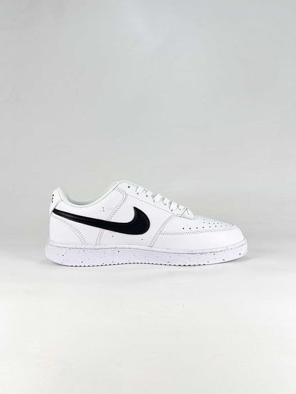 Nike Court Vision Low White Black Graffiti Sneakers