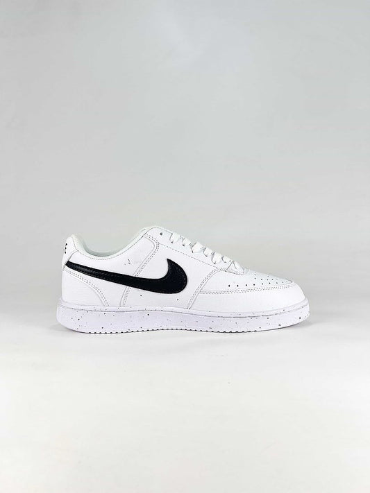 Nike Court Vision Low White Black Graffiti Sneakers