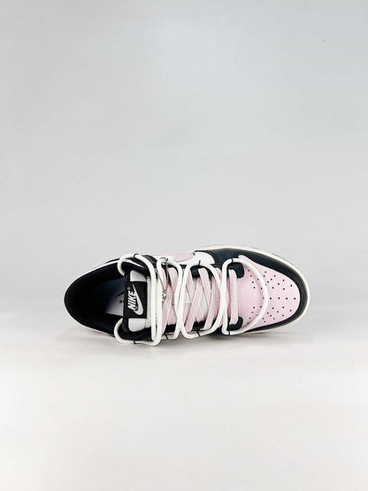Nike Dunk SB Low CW1590-100 Graphic Detail Sneakers Black White Pink
