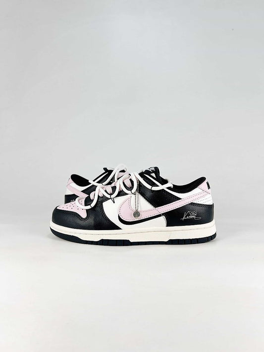 Nike Dunk SB Low CW1590-100 Graphic Detail Sneakers Black White Pink