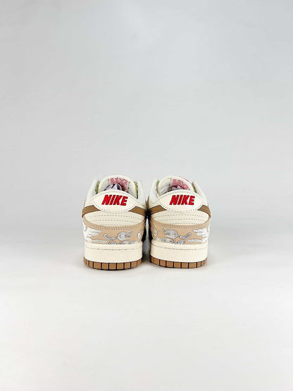 Nike SB Dunk Low SD6868-136 White Low Top Skate Sneakers