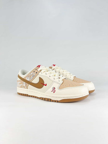 Nike SB Dunk Low SD6868-136 White Low Top Skate Sneakers
