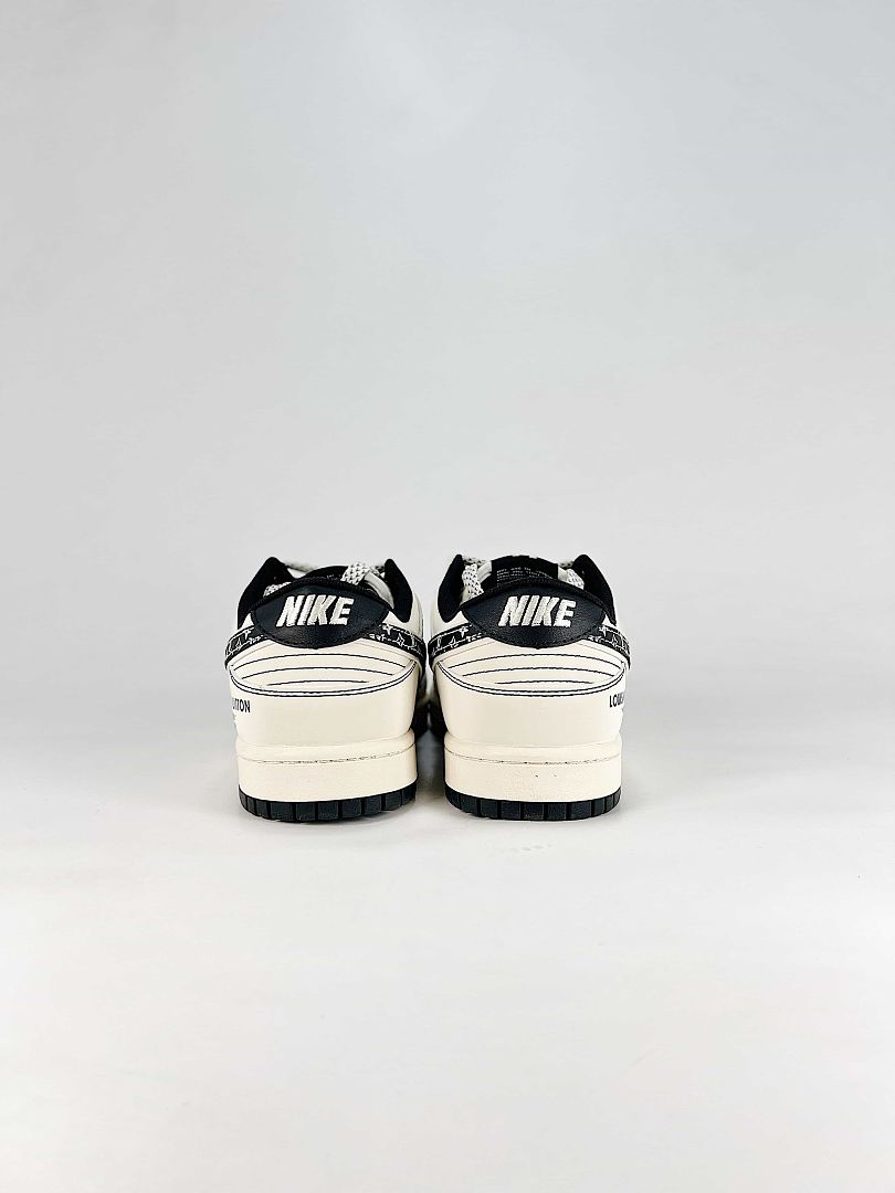 Nike x Louis Vuitton SB Dunk Low White Monogram Sneakers
