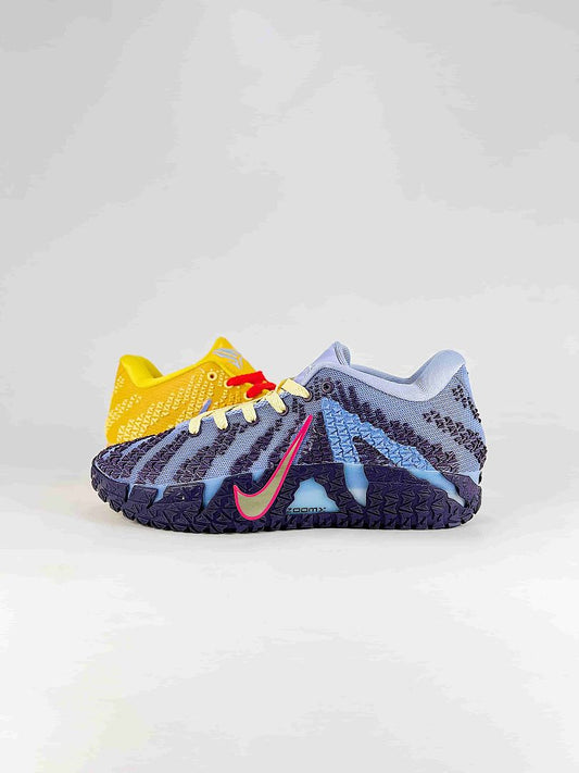 Nike Ja 3 HF2794-700 Yellow Navy Blue Grey Pink Basketball Sneakers